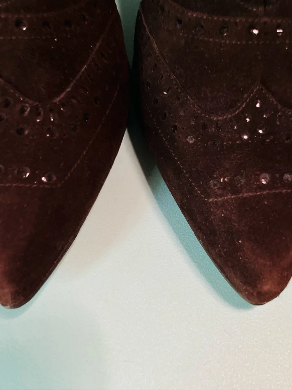 Fratelli Rossetti Suede Heel Wingtips